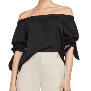 BCBGMAXAZRIA over the shoulder top